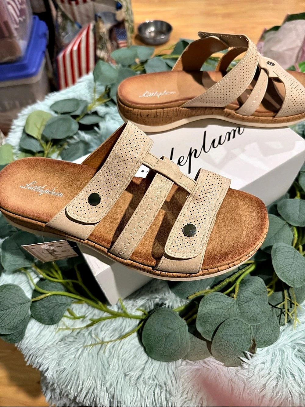Littleplum Comfort Sandals in Tan US 8 NWT